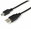USB kabelis MicroConnect USB-A - miniUSB 10 m juodas (USBMB510)