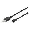 USB kabelis MicroConnect USB-A - miniUSB 1,8 m juodasis (USBMB82)