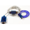 „Kabelis MicroConnect“ USB A/DB9 + DB25, 1,8 m (USBADB25)