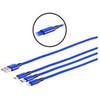MicroConnect USB-A splitter cable with USB-C, USB Micro-B and
