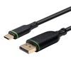 Kabelis USB MicroConnect USB-C - DisplayPort 1 m Juodas (MC-USBCDP1)
