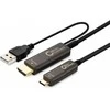 USB kabelis MicroConnect USB-C - HDMI 20 m Juodas (USB3.1CHDMI20OP)