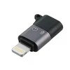 USB adapteris MicroConnect Microconnect MC-USBCLIGHT lyties keitiklis / kabeliai USB C Lightning sidabrinis