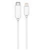 USB kabelis MicroConnect USB-C - Žaibas 1 m Balta (USB3.1CL1)