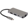 USB šakotuvas „MicroConnect Microconnect USB3.1CCOM16“ prijungimo stotelė, laidinis, USB 3.2 Gen 1 (3.1 Gen 1), C tipo, pilkas