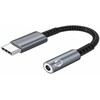 Adapteris USB MicroConnect USB-C - Jack 3.5mm Sidabrinė (MC-AUDIO-USBC)