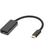Adapteris AV MicroConnect Microconnect MC-USBC-DPF1.2 adapter kablowy DisplayPort USB Type-C Juodas