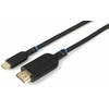 Adapteris AV MicroConnect Microconnect MC-USBCHDMI1 kabelio adapteris 1 m HDMI A tipo (standartinis) USB Type-C Juodas
