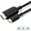Adapteris AV MicroConnect Microconnect MC-USBCHDMI1 kabelio adapteris 1 m HDMI A tipo (standartinis) USB Type-C Juodas