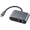 Adapteris USB MicroConnect USB-C - RJ-45 Juodas (USB3.1CETHPDBA)