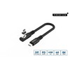 Kabelis USB MicroConnect USB-C - USB-C 0.15 m Juodas (USB-C to USB-C cable 0.15m)