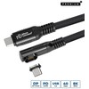 Kabelis USB MicroConnect USB-C - USB-C 0.15 m Juodas (USB-C to USB-C cable 0.15m)