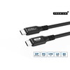 Kabelis USB MicroConnect USB-C - USB-C 0.25 m Juodas (USB4CC025)