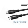 Kabelis USB MicroConnect USB-C - USB-C 1 m Juodas (Premium USB4 USB-C cable 1m)