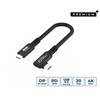 Kabelis USB MicroConnect USB-C - USB-C 0,15 m Juodas (USB-C į USB-C aukščiausios kokybės kabelis)