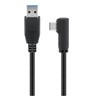 USB kabelis MicroConnect USB-A - USB-C 0,5 m juodas (USB3.1CA05A)