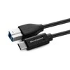 USB kabelis MicroConnect USB-C - USB-C 1 m Juodas (USB3.1CB1)