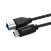 USB kabelis MicroConnect USB-C - USB-B 3 m juodas (USB3.1CB3)
