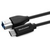 USB kabelis MicroConnect USB-C - USB-B 5 m juodas (USB3.1CB5)