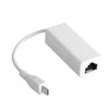 Tinklo kortelė MicroConnect microUSB - RJ-45 Baltas (USBMICROETHB)