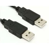 USB kabelis MicroConnect USB-A - USB-A 3 m Juodas (USBAA3B)