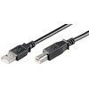USB kabelis MicroConnect USB-A - USB-B 5 m Juodas (USBAB5B)