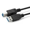 USB kabelis MicroConnect USB-A - USB-B 1,8 m Juodas (USB3.0AB2B)