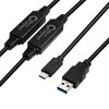 „MicroConnect“ USB3.0 A–USB-C Gen1 kabelis – 10 m kabelis, 5 Gbit/s