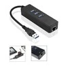 HUB USB MicroConnect 1x RJ-45 + 3x USB-A 3.0 (MC-USB3.0HUBWETH)