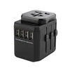 MicroConnect Microconnect MC-TRAVELADAPTER2 elektrinis Juodas maitinimo kištukas