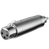Adapteris AV MicroConnect RCA (Cinch) - XLR sidabrinė (XLRFG)