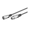 Kabelis MicroConnect XLR - XLR 3m juoda (XLRMF3)