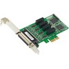 Šakotuvas Karta jungiama į tinklą Moxa 4 jungtys RS422/485 PCIe, Low Pr