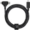 „Native Union Belt Cable Duo Pro 240W“ – USB-C – USB-C / „Lightning“ laidas, 2,4 m (cosmos)