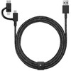 Native Union Belt Cable Universal (USB-A – USB-C, Micro USB, Lightning) 2m, cosmos