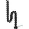 NEOMOUNTS CABLE SPINE ORGANIZER FOR SIT/STAND DESK FRAMES, MAGNET MOUNTED, Juodas