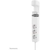 „Neomounts“ | Stalinis lizdas su spaustuku ir USB-C bei USB-A jungtimis – greitas įkrovimas | DS22-840WH6