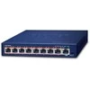 Šakotuvas Planet 8 prievadų 10/100/1000 Gigabit 802.3at POE Ethernet jungiklis ir 1 prievado Gigabit Ethernet jungiklis (120 W POE biudžetas su išoriniu maitinimo šaltiniu)