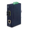 „Planet PLANET IP30 Industrial“ 10/100/1000BAS šviesolaidinis keitiklis 1000 Mbit/s Mėlyna