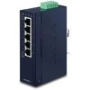 Šakotuvas Planetinis jungiklis IGS-501T, pramoninė versija 5x10/100/1000, DIN, IP30, -40 iki 75°C, 12-48V, ESD+EFT