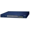 Šakotuvas Komutatorius Planet PLANET IPv4/IPv6, 24 prievadų valdomas L2/L4 gigabito eternetas (10/100/1000), 1U, mėlynas