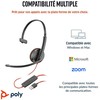 Ausinės Poly Blackwire 3210 Vienpusės USB-C