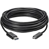 Kabelis USB Poly USB-A - USB-C 10 m Juodas (CBL USB 3.1 TYPE A TO C SLIM)