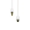 Kabelis ProXtend Mini-Jack 4-Pin Slim Extension Cable Baltas 1.5M