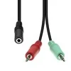 Kabelis ProXtend Jack 3.5mm - Jack 3.5mm 40m juoda (JAB-7755865)