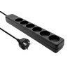 ProXtend Danų IT Power Strip 6- way 6 lizdai 7 m juodos (KIT6-KIT07B)