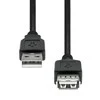 USB kabelis ProXtend USB 2.0 plėtinys Juodas 1M