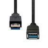 USB kabelis ProXtend USB 3.2 Gen1 Išplėtimo kabelis Juodas 3M
