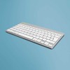 R-GO COMPACT BREAK ERGONOMIC - Klaviatūra QWERTY (FR) WITH Baltas