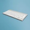 R Go Tools R-GO COMPACT BREAK ERGONOMIC - Klaviatūra QWERTZ (DE) su laidu Baltas